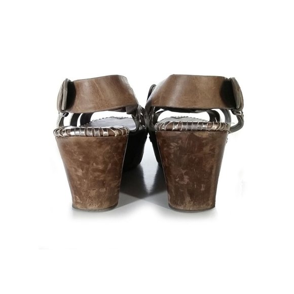 SIGERSON MORRISON Sandals Belle VTG Tribal Platform Sandals SZ 6 - Picture 7 of 8